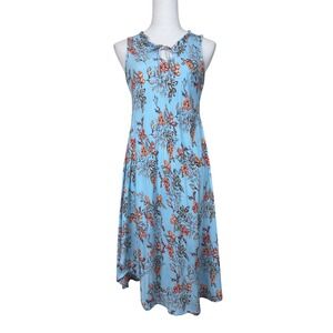 Ace Fashion | Dresses | Ace Fashion Blue Paisley Sleeveless Midi Dress Size  3x | Poshmark
